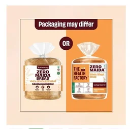 The Health Factory Zero Maida Whole Wheat Bread - Serve Size 50 g, 250 g