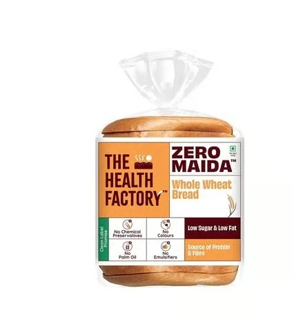 The Health Factory Zero Maida Whole Wheat Bread - Serve Size 50 g, 250 g