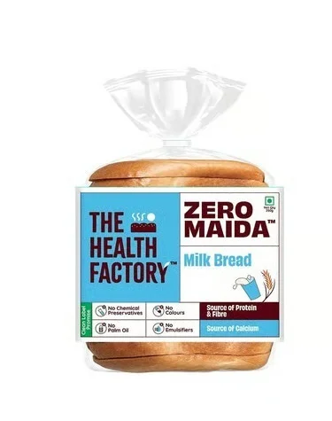 The Health Factory Zero Maida Milk Bread - Serve Size 50 g, 250g