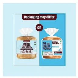 The Health Factory Zero Maida Milk Bread - Serve Size 50 g, 250g
