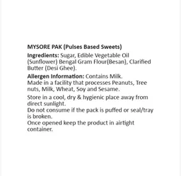 Mysore Pak Premium Mysore Pak - 40 g, 200 g