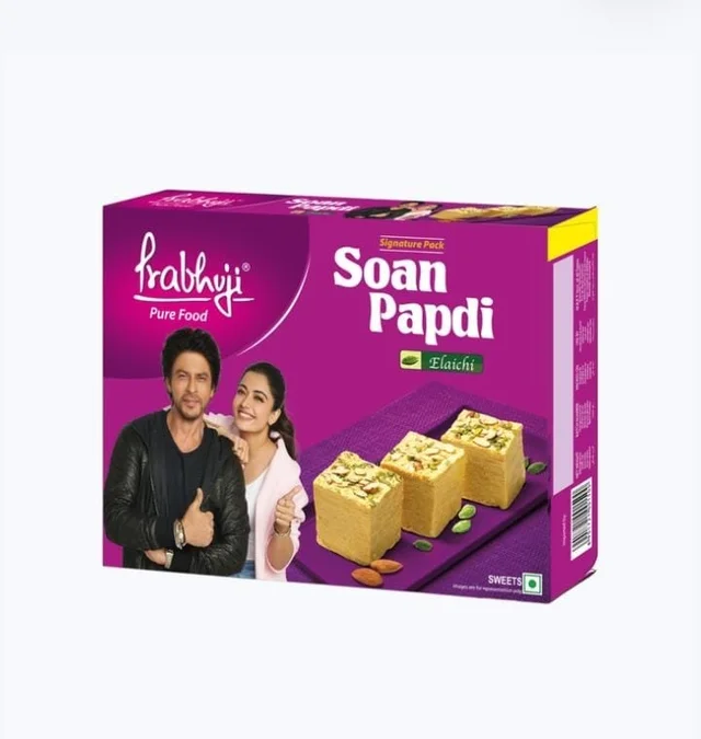 Prabhuji Elaichi Soan Papdi by Haldiram's Prabhuji - 25 g, 400 g