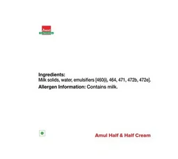 amul Amul Half & Half Fresh Cream - 250 ml