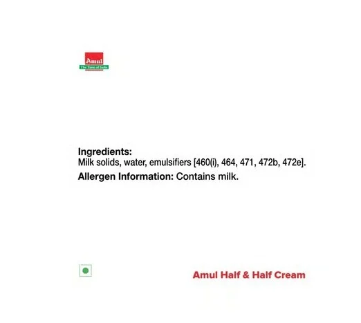 amul Amul Half & Half Fresh Cream - 250 ml