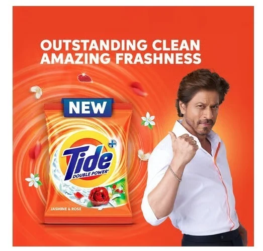 Tide Plus Double Power Washing Detergent Powder (Jasmine & Rose) - 8 kg