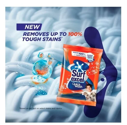 Surf Excel Quick Wash Detergent Powder - 500 g