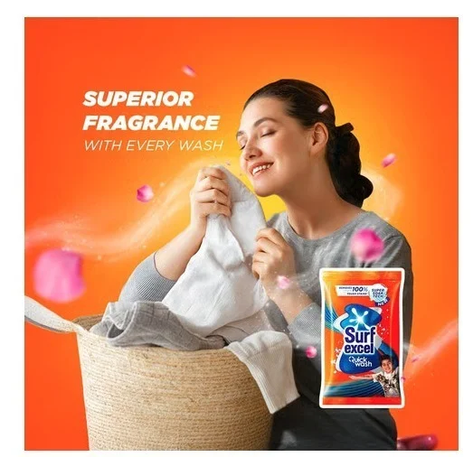 Surf Excel Quick Wash Detergent Powder - 500 g
