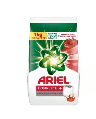 Ariel Complete Detergent Powder - Get 500 g Free - 1.5 kg