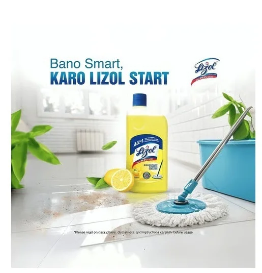 Lizol Disinfectant Surface & Floor Cleaner - 625 ml