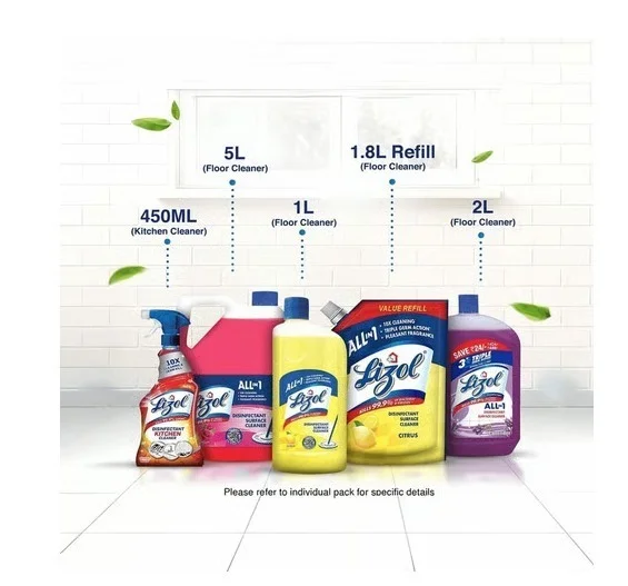 Lizol Disinfectant Surface & Floor Cleaner - 625 ml