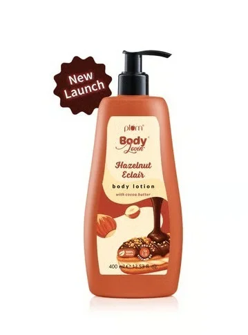 Plum BodyLovin' Hazelnut Eclair Body Lotion - Dehydrated Skin, Dry skin, Dryness, Dull skin, 400 ml
