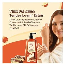 Plum BodyLovin' Hazelnut Eclair Body Lotion - Dehydrated Skin, Dry skin, Dryness, Dull skin, 400 ml