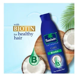 Parachute Advansed Gold Biotin Coconut Hair Oil - All Hair Types, 300 ml