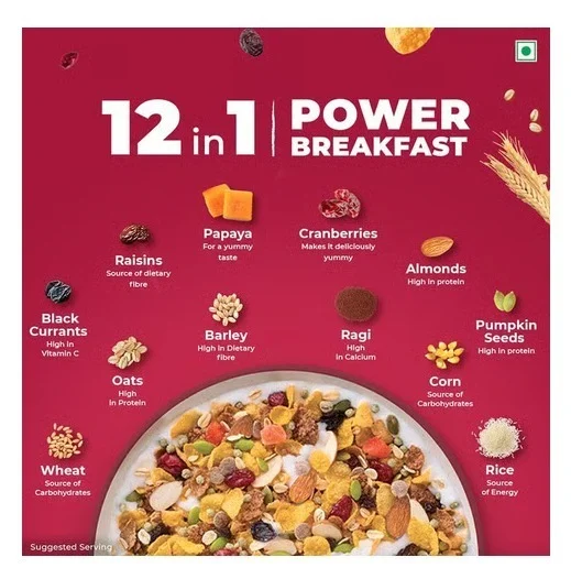 Kellogg's Fruit, Nut & Seeds Muesli - 72 g