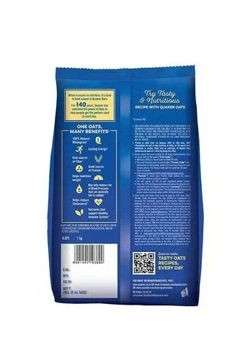 Quaker Rolled Instant Oats - 1 kg