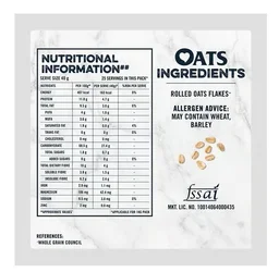 Quaker Rolled Instant Oats - 1 kg