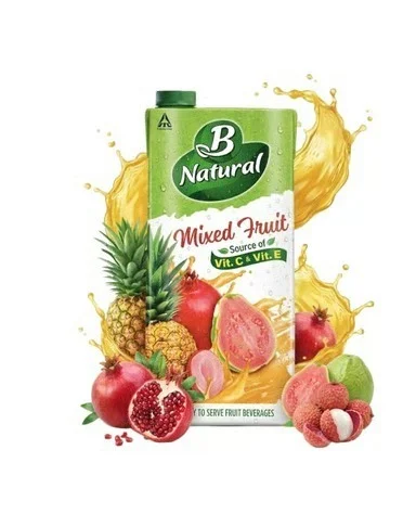 B Natural Mixed Fruit Juice Rich in Vitamic C & E - 1 ltr