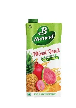 B Natural Mixed Fruit Juice Rich in Vitamic C & E - 1 ltr