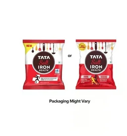 Tata Plus Iron Health, Double Fortified Salt - Zero Sugar, 1 kg