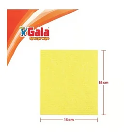 Gala Sponge Wipe for Kitchen Cleaning - Cotton, 3 pcs