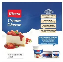 D'lecta Cream Cheese (400 g) - Cream Cheese, 400 g