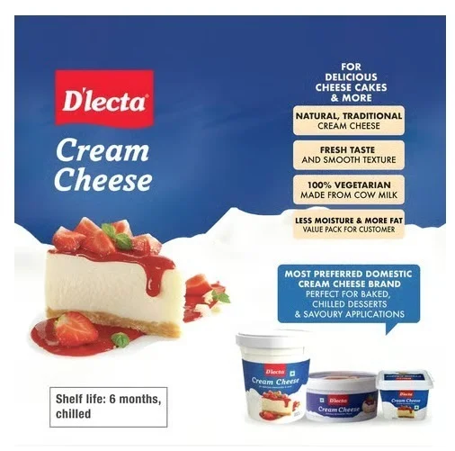 D'lecta Cream Cheese (400 g) - Cream Cheese, 400 g