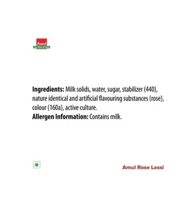 Amul Rose Lassi - 200 ml