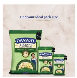 Daawat Biryani Rice (Long Grain) - 1 kg