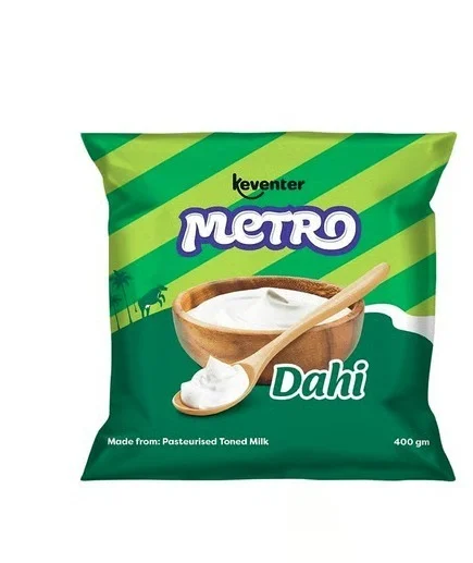Metro Pouch Curd - No Added Sugar, 200 g