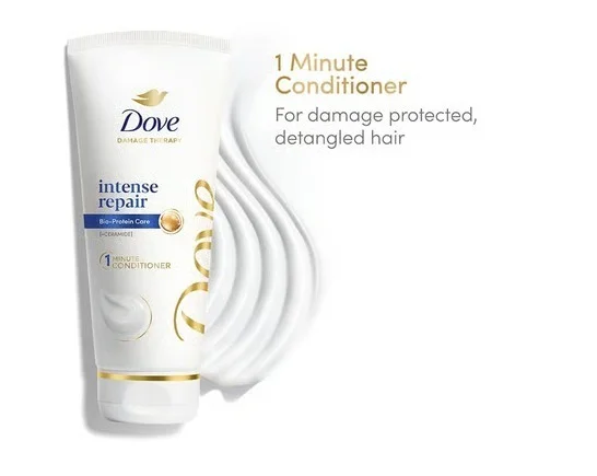 Dove Intense Repair Hair Conditioner - All Hair Types, 175 ml