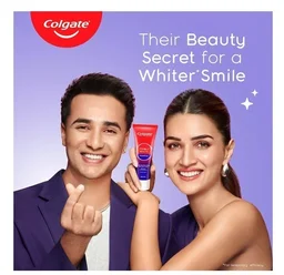 Colgate Visible White Purple Whitening Toothpaste - Unisex, 120 g