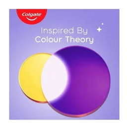 Colgate Visible White Purple Whitening Toothpaste - Unisex, 120 g