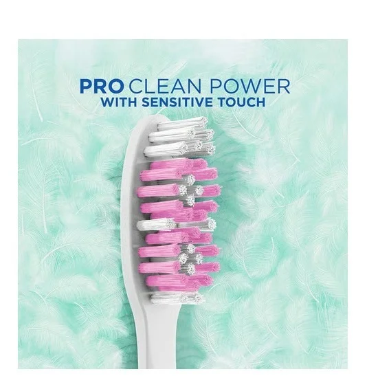 Oral-B Pro Clean Sensitive & Gums Toothbrush (Extra Soft, Colour may Vary) - Extra Soft Bristles, 1 pc