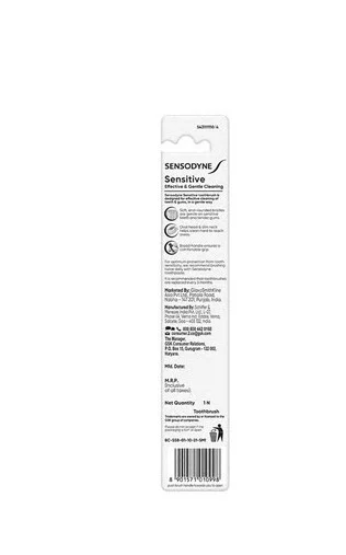 Sensodyne Sensitive Toothbrush (With Soft Bristles) - Soft Bristles, 1 pc