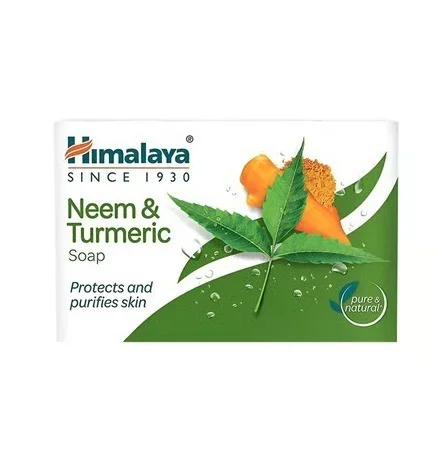 Himalaya Neem & Turmeric Soap - All Skin Types, 125 g
