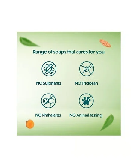 Himalaya Neem & Turmeric Soap - All Skin Types, 125 g