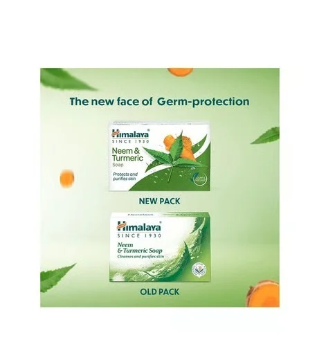 Himalaya Neem & Turmeric Soap - All Skin Types, 125 g