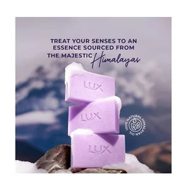 Lux Lavender & Vitamin C Exfoliating Soap - Dead Skin Removal, 5 x 125 g