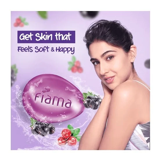 Fiama Soap Blackcurrant & Bearberry Radiant Glow - Combination Skin, 125 g
