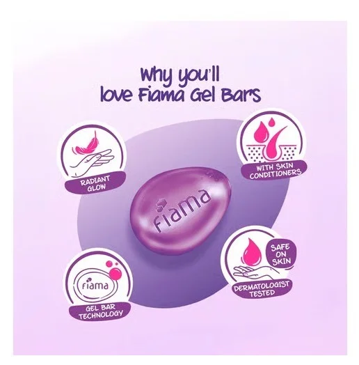 Fiama Soap Blackcurrant & Bearberry Radiant Glow - Combination Skin, 125 g