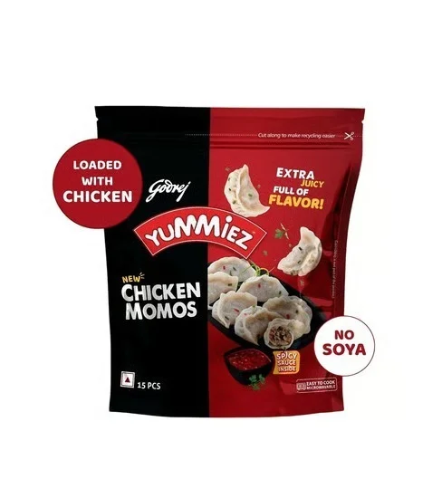 Godrej Yummiez Chicken Momos - Chicken Momos, 15 pcs