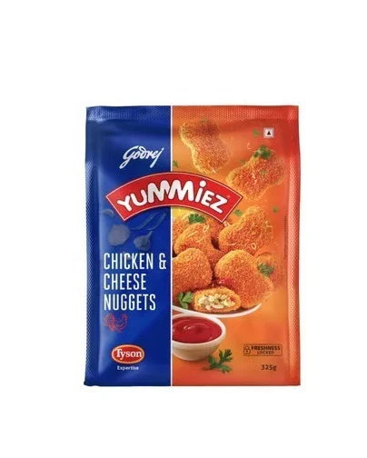 Godrej Yummiez Cheese & Chicken Nuggets (Frozen) - Chicken Nuggets, 325 g