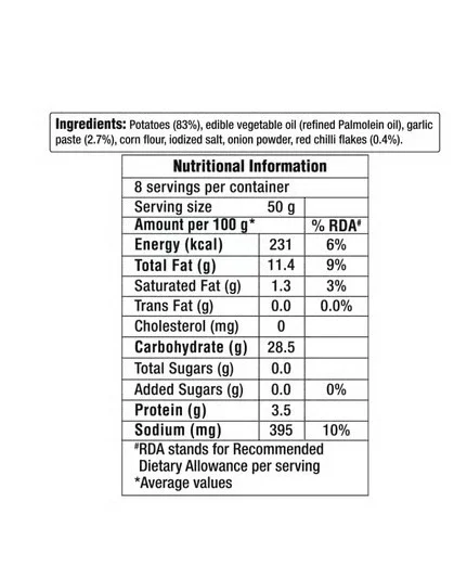AMUL Amul Chilli Garlic Nuggets - Chilli Garlic, 400 g