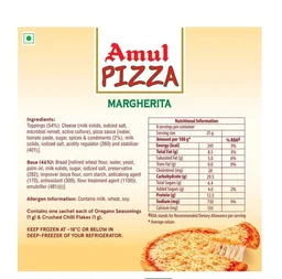 Amul Margherita Pizza - Bake, 210 g