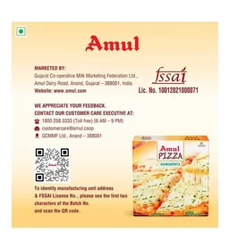 Amul Margherita Pizza - Bake, 210 g