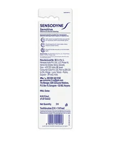 Sensodyne Sensitive Toothbrush (With Soft Rounded Bristles) - Buy 2 Get 1 Free - Round Tip Bristles, 3 pcs, Multicolour