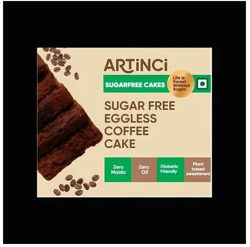 Artinci Sugar Free Eggless Coffee Cake - 150 g