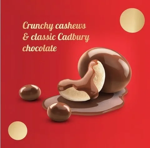 Nutties Cadbury Nutties Milk Chocolate Pack - Milk Chocolate, 30 g
