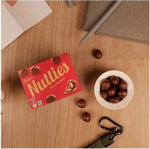 Nutties Cadbury Nutties Milk Chocolate Pack - Milk Chocolate, 30 g