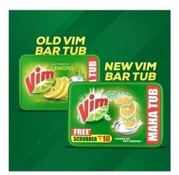 Vim Lemon Tub Dishwashing Tub (500 g) - 500 g